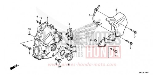 COPERCHIO GENERATORE A.C. NC750XDK di 2019